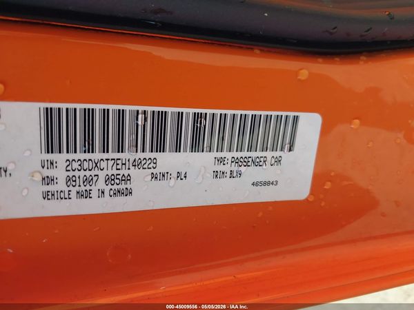 2014 DODGE CHARGER R/T PLUS