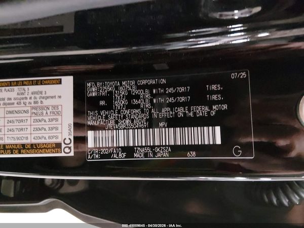 2025 TOYOTA 4RUNNER SR5