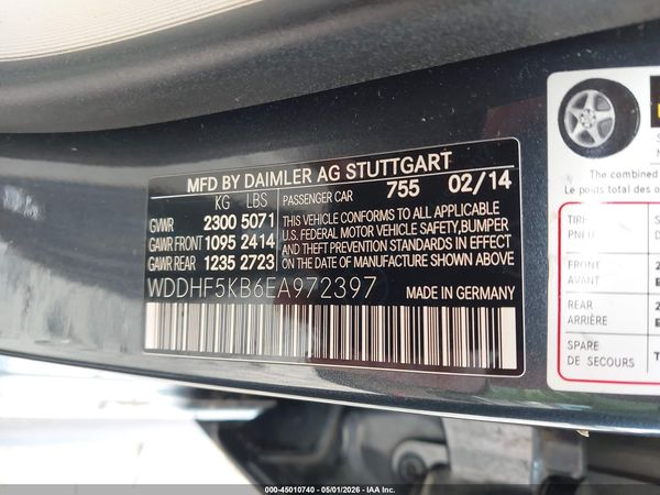 2014 MERCEDES-BENZ E 350 E350