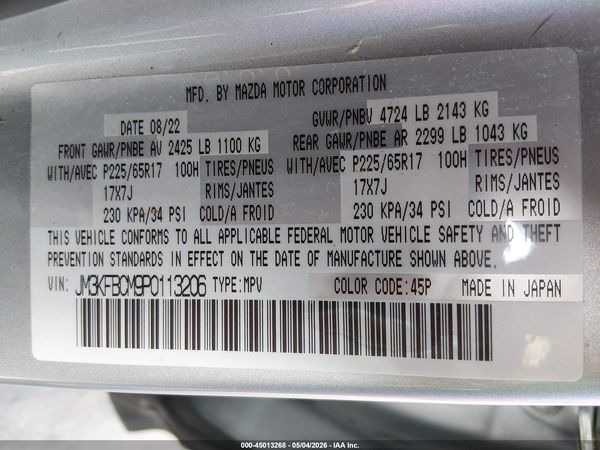 2023 MAZDA CX-5 2.5 S PREFERRED