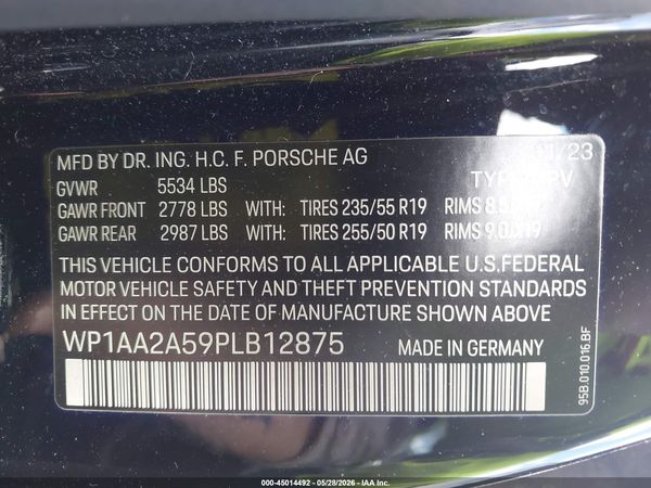 2023 PORSCHE MACAN T