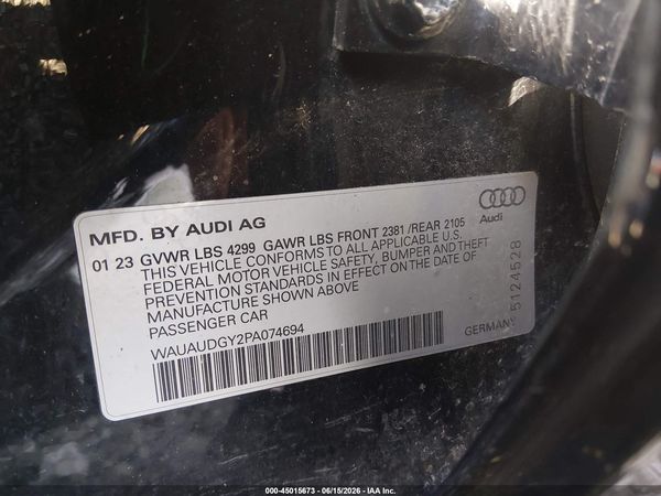 2023 AUDI A3