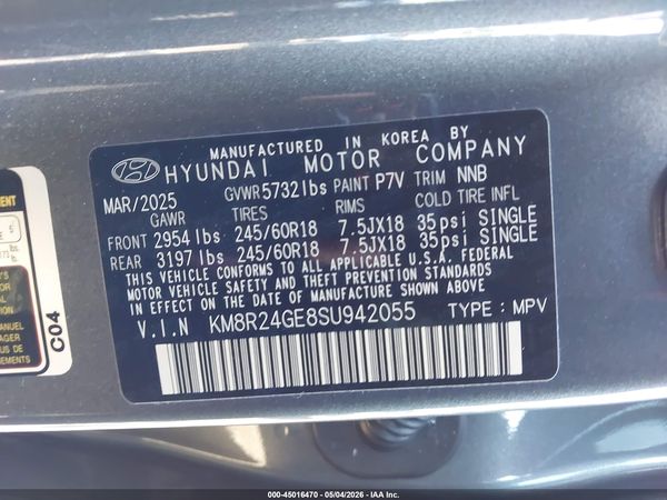 2025 HYUNDAI PALISADE SEL
