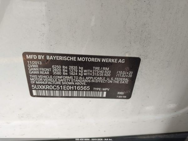 2014 BMW X5 XDRIVE35I