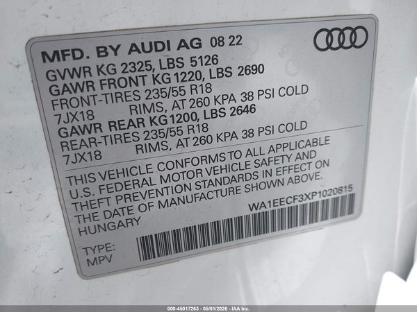 2023 AUDI Q3