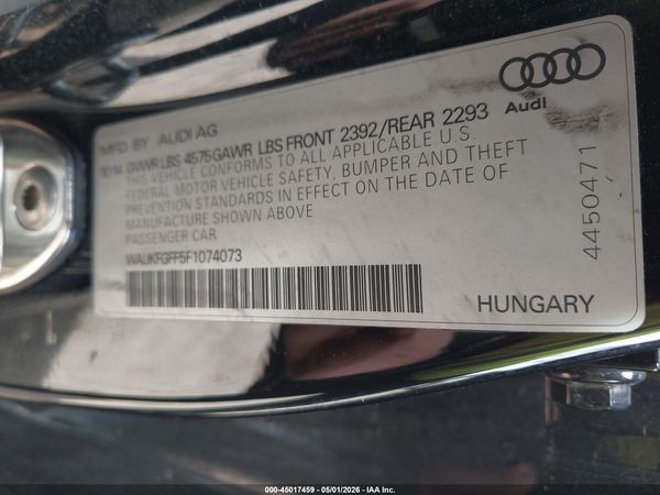 2015 AUDI A3 2.0T PREMIUM