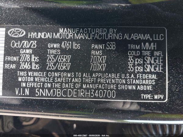2024 HYUNDAI TUCSON SEL