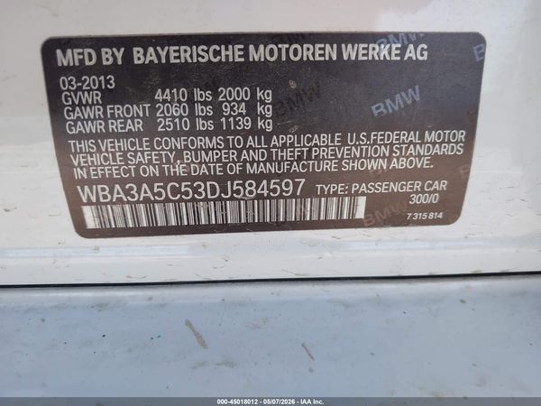 2013 BMW 328I