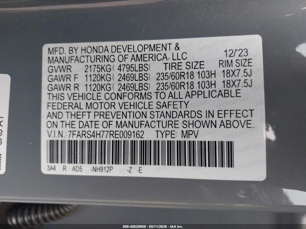 2024 HONDA CR-V EX-L AWD