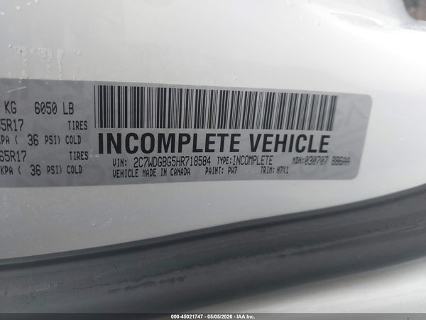 2017 DODGE GRAND CARAVAN SE — I9