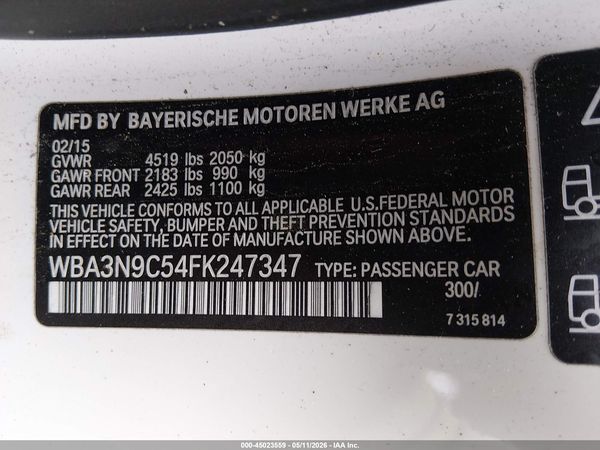 2015 BMW 428I XDRIVE
