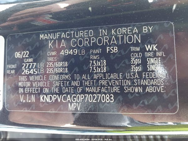 2023 KIA SPORTAGE HYBRID EX