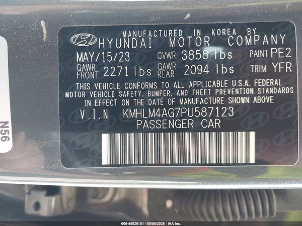 2023 HYUNDAI ELANTRA SEL