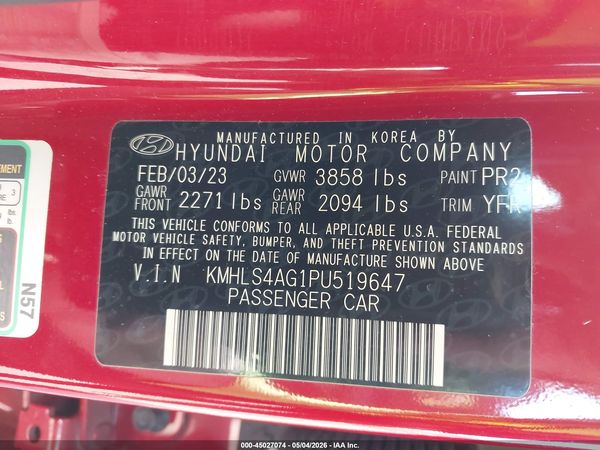 2023 HYUNDAI ELANTRA SEL