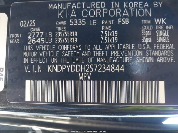 2025 KIA SPORTAGE PLUG-IN HYBRID X-LINE