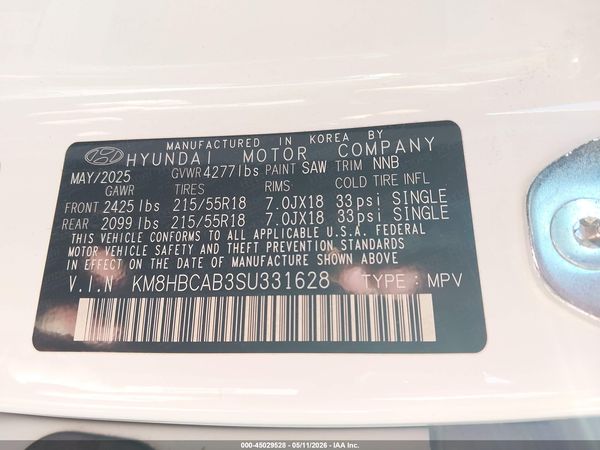 2025 HYUNDAI KONA SEL