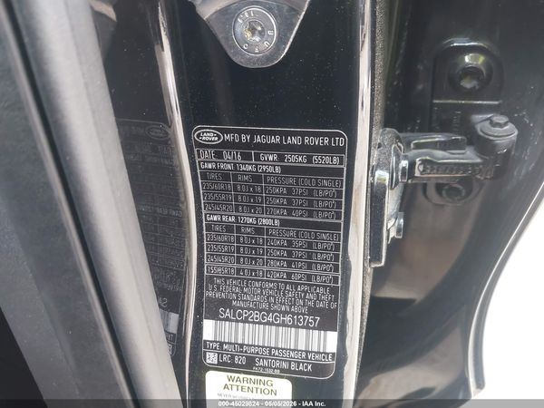 2016 LAND ROVER DISCOVERY SPORT SE