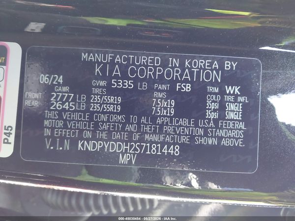 2025 KIA SPORTAGE PLUG-IN HYBRID X-LINE