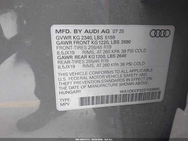 2025 AUDI Q3
