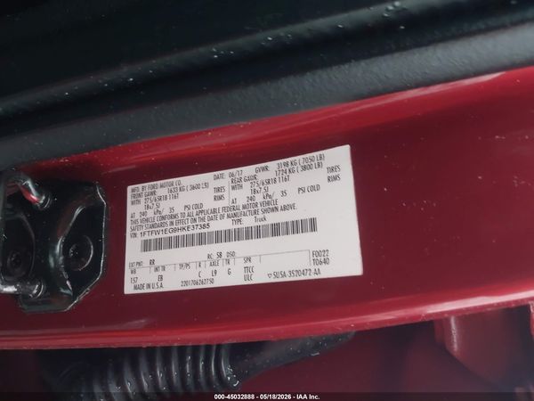 2017 FORD F-150 LARIAT