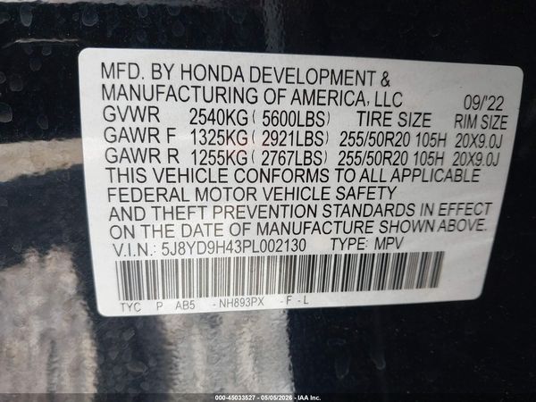 2023 ACURA MDX TECHNOLOGY PACKAGE