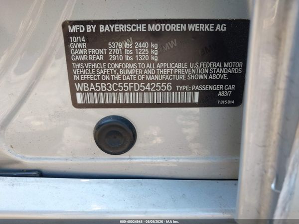 2015 BMW 535I XDRIVE