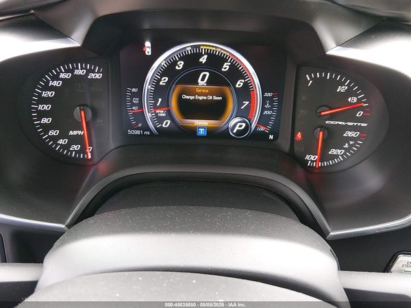2016 CHEVROLET CORVETTE STINGRAY — I7
