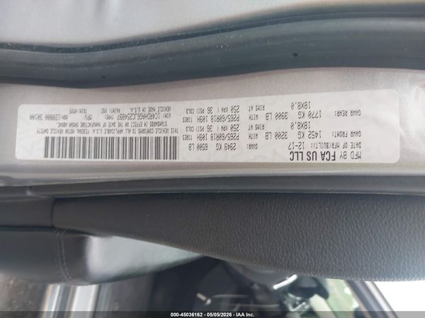 2018 DODGE DURANGO SXT RWD