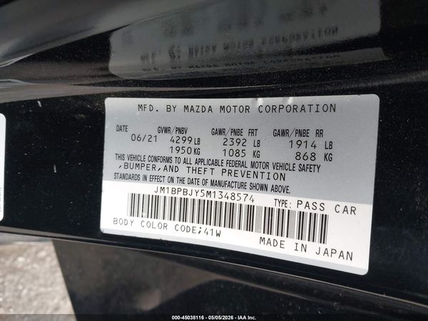 2021 MAZDA MAZDA3 2.5 TURBO
