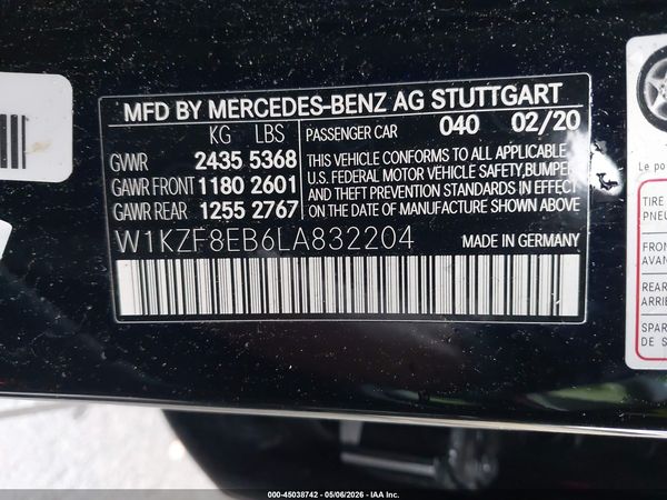 2020 MERCEDES-BENZ E 350 4MATIC