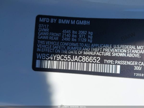 2018 BMW M4