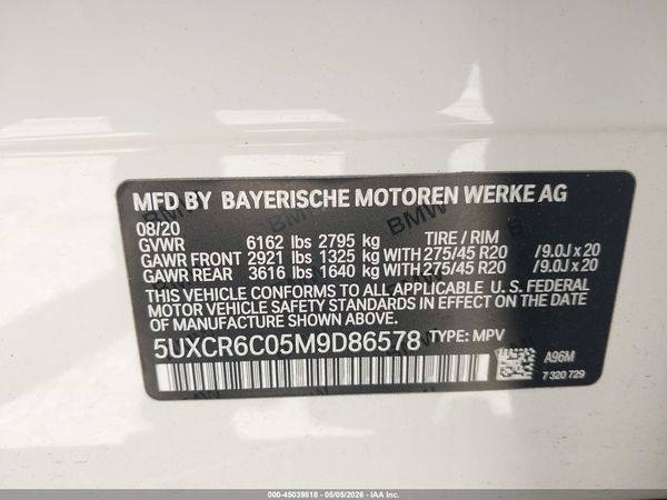 2021 BMW X5 XDRIVE40I