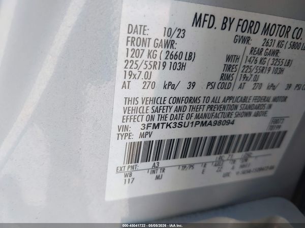 2023 FORD MUSTANG MACH-E PREMIUM