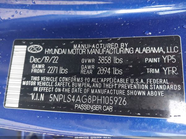 2023 HYUNDAI ELANTRA SEL