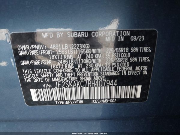 2024 SUBARU FORESTER LIMITED