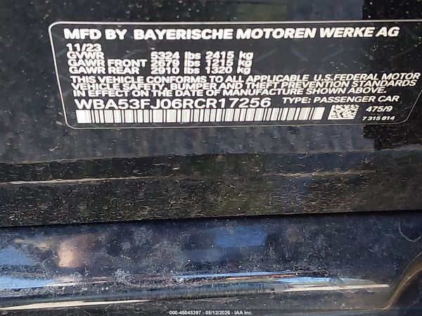 2024 BMW 530I XDRIVE