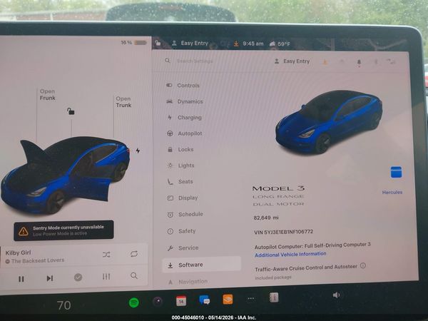 2022 TESLA MODEL 3