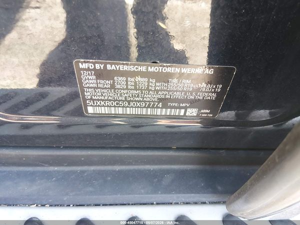 2018 BMW X5 XDRIVE35I