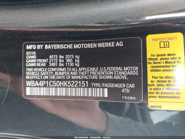 2017 BMW 440I