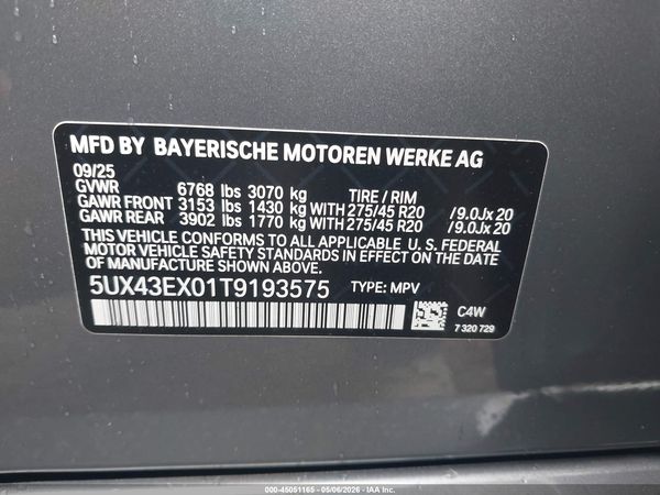 2026 BMW X6 M60I