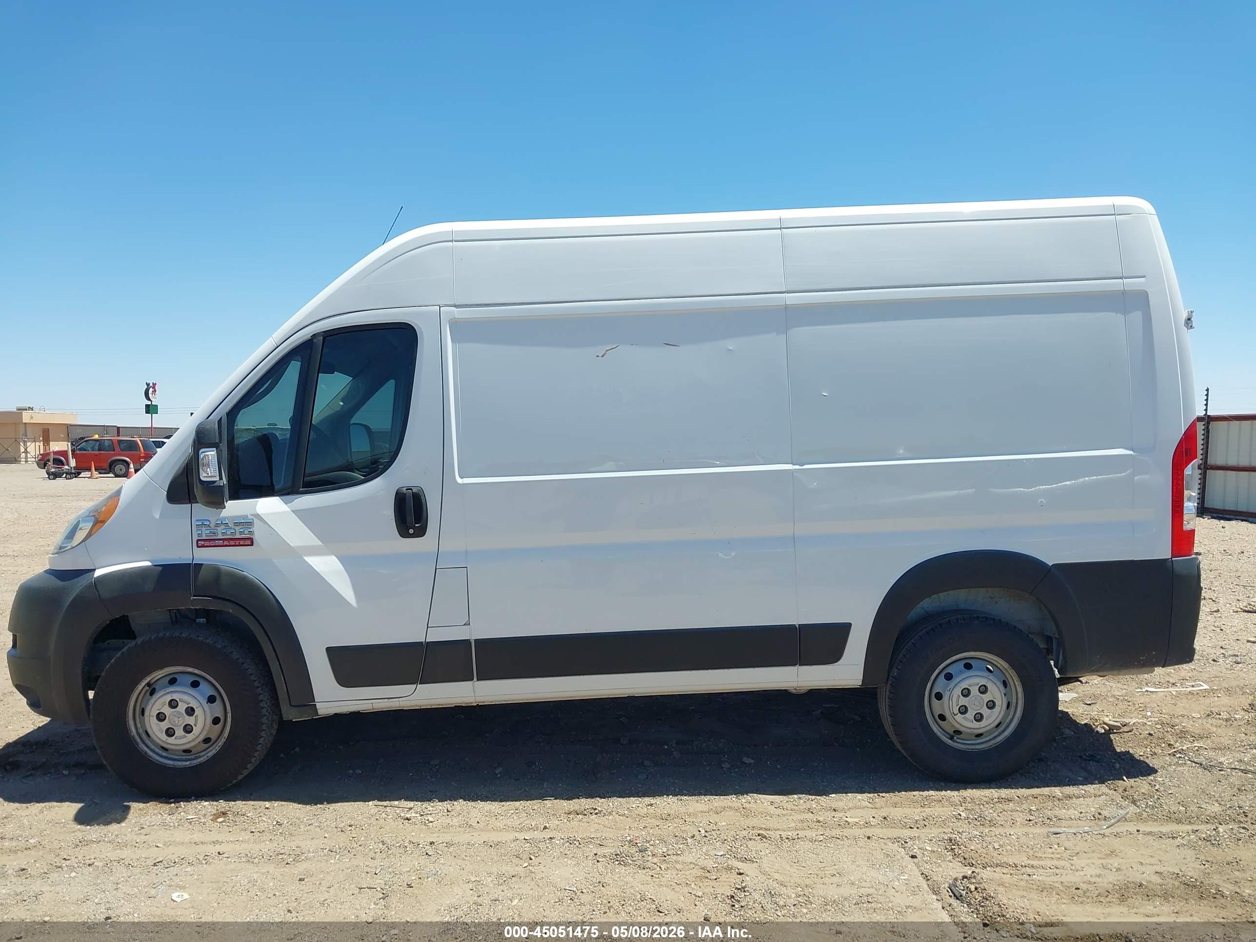 2019 RAM PROMASTER 1500 HIGH ROOF 136 WB