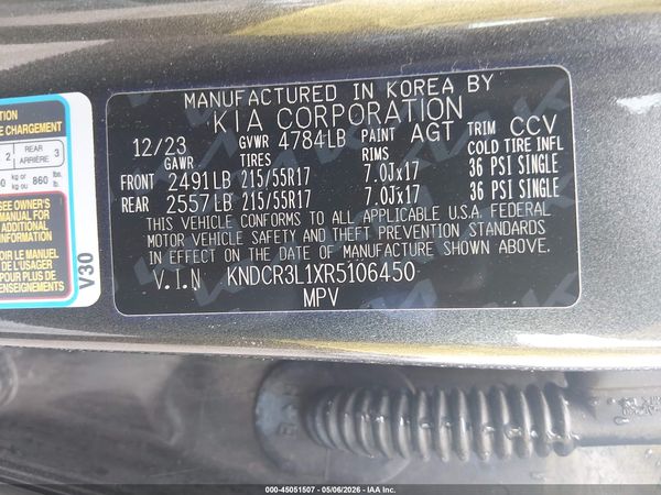 2024 KIA NIRO EV WIND