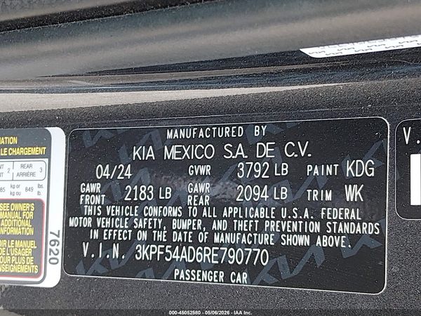 2024 KIA FORTE GT-LINE