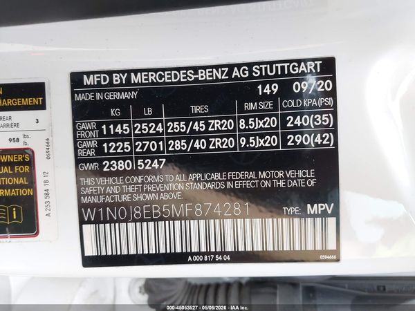 2021 MERCEDES-BENZ GLC 300 4MATIC COUPE