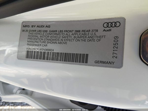 2025 AUDI ALL-NEW A5