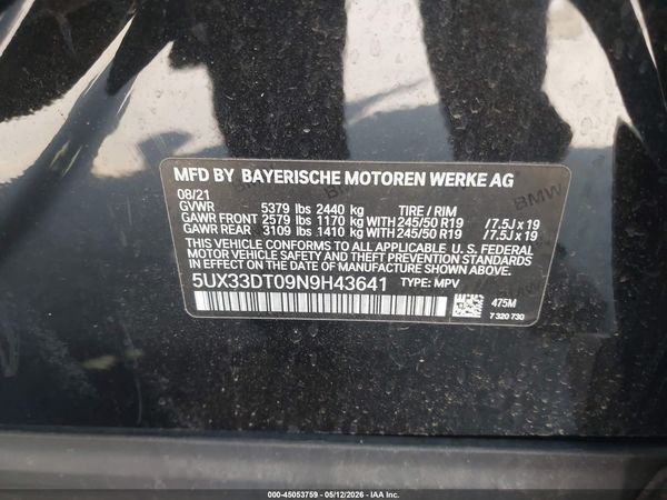 2022 BMW X4 XDRIVE30I