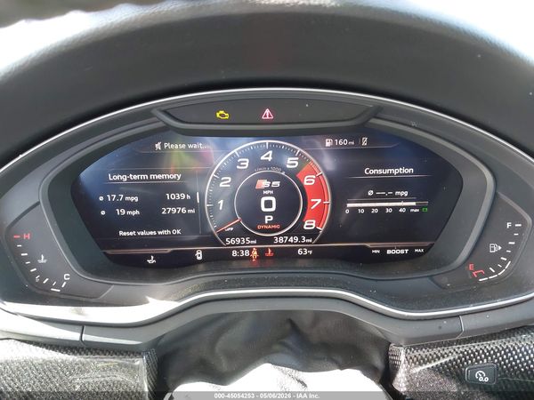 2018 AUDI S5 3.0T PREMIUM PLUS