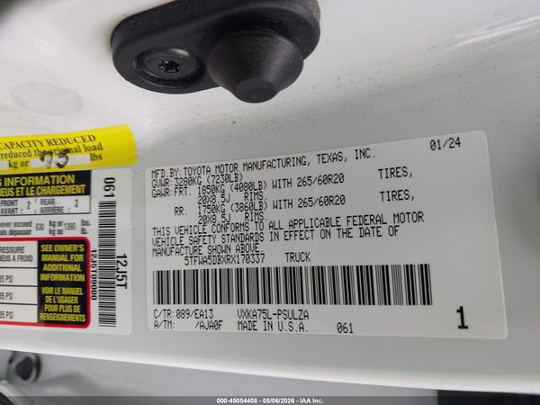 2024 TOYOTA TUNDRA LIMITED