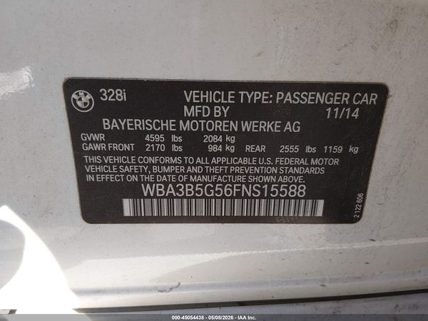 2015 BMW 328I XDRIVE