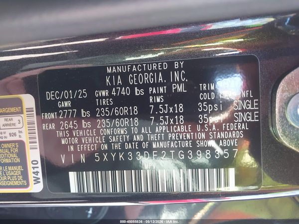 2026 KIA SPORTAGE EX